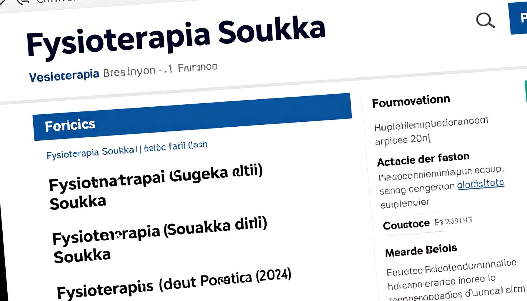 Mistä löydät Fysioterapia Soukan tarkimmat yhteystiedot ilman turhaa hakua