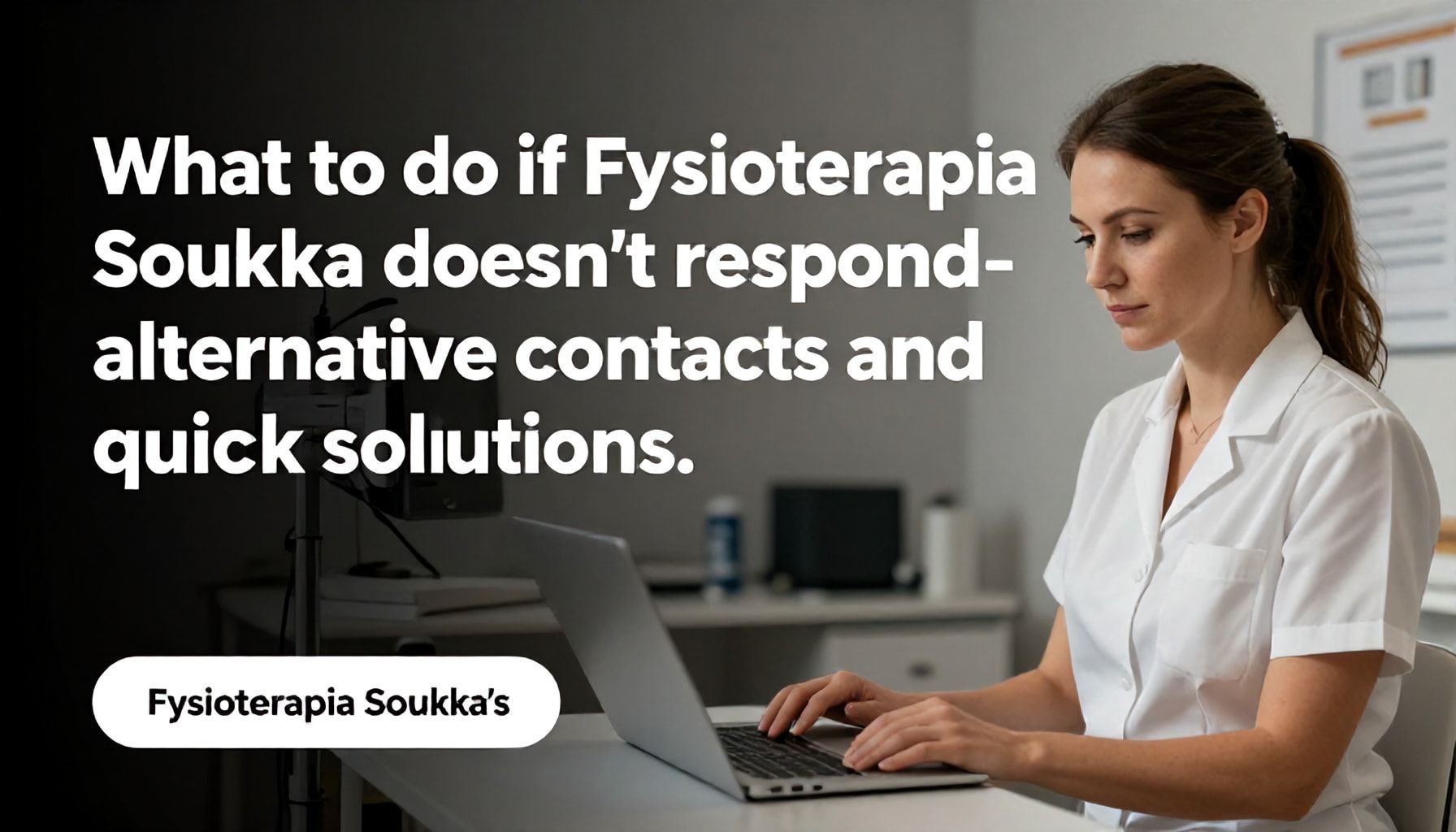 Mitä tehdä, jos Fysioterapia Soukka ei vastaa – vaihtoehtoiset kontaktit ja pikaratkaisut