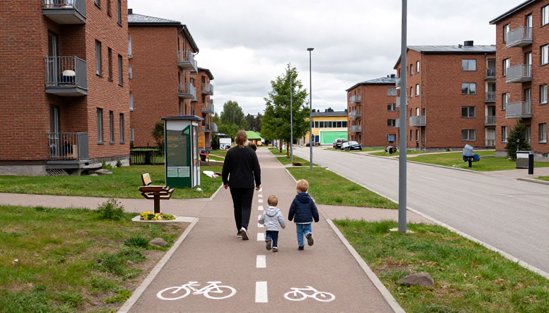 Miten Kutojantie 3:n lähiö palvelee perhettä: päiväkodista kouluihin ja harrastuksiin ilman autoa