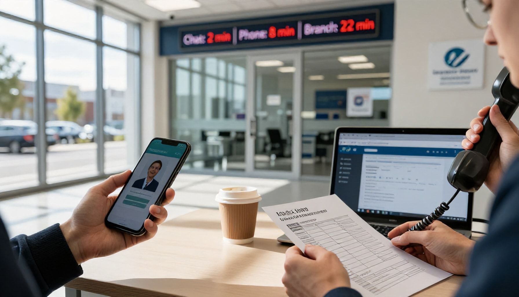 Miten löydät nopeimman asiointikanavan: puhelin, chat vai konttori?