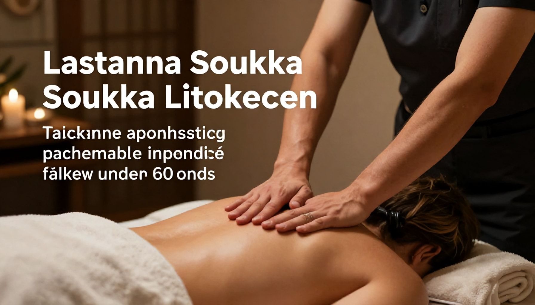 Miten varaat hieronnan Soukassa alle minuutissa (vaikka kalenteri näyttää täynnä)