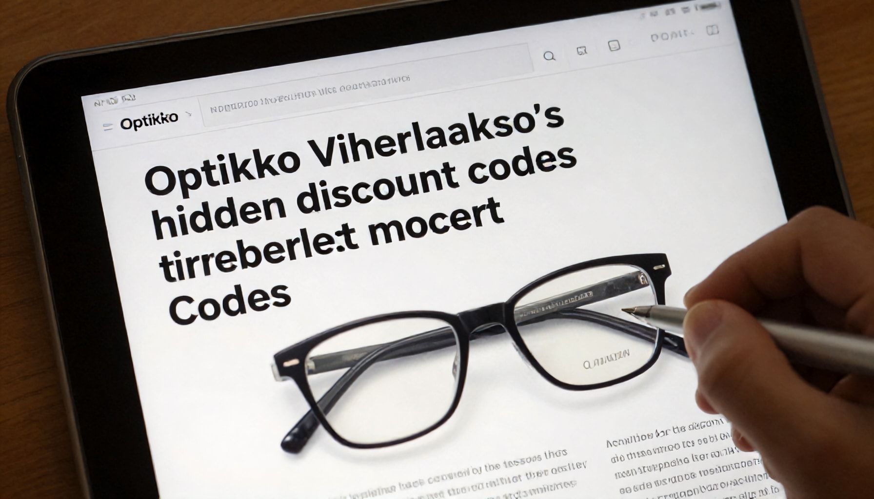 Näin saat lasit alle 30 eurolla: Optikon Viherlaakson piilotetut alennuskoodit ja kampanjat paljastettu