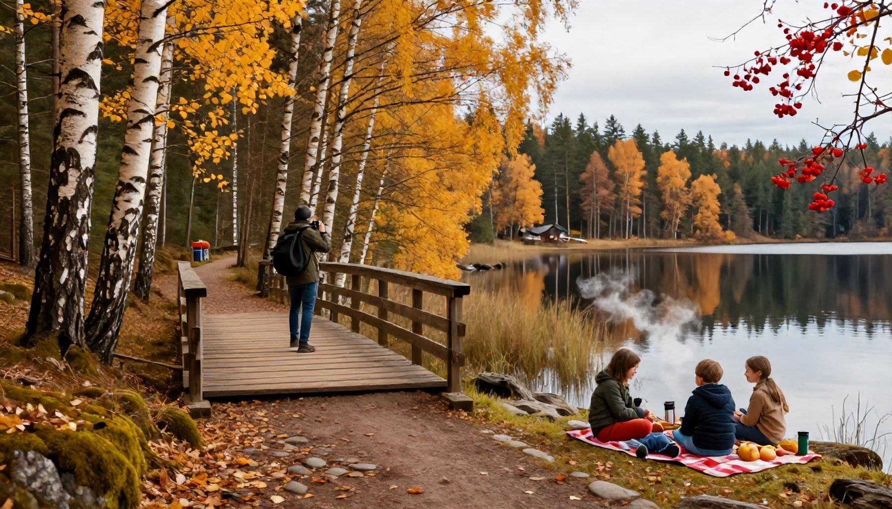 Näin vietät syysloman ilman stressiä: Espoon parhaat rauhallisimmat retkikohteet perheille ja yksin matkustaville*