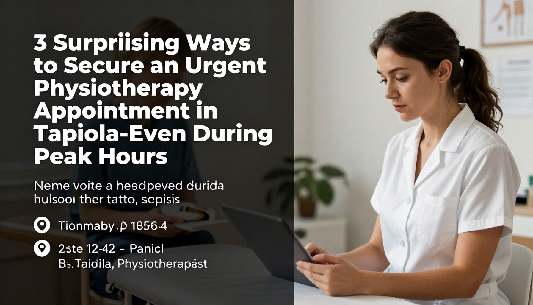 Nämä 3 yllättävää tapaa saada kiireellinen fysioterapia-aika Tapiolassa – toimii myös ruuhka-aikoina