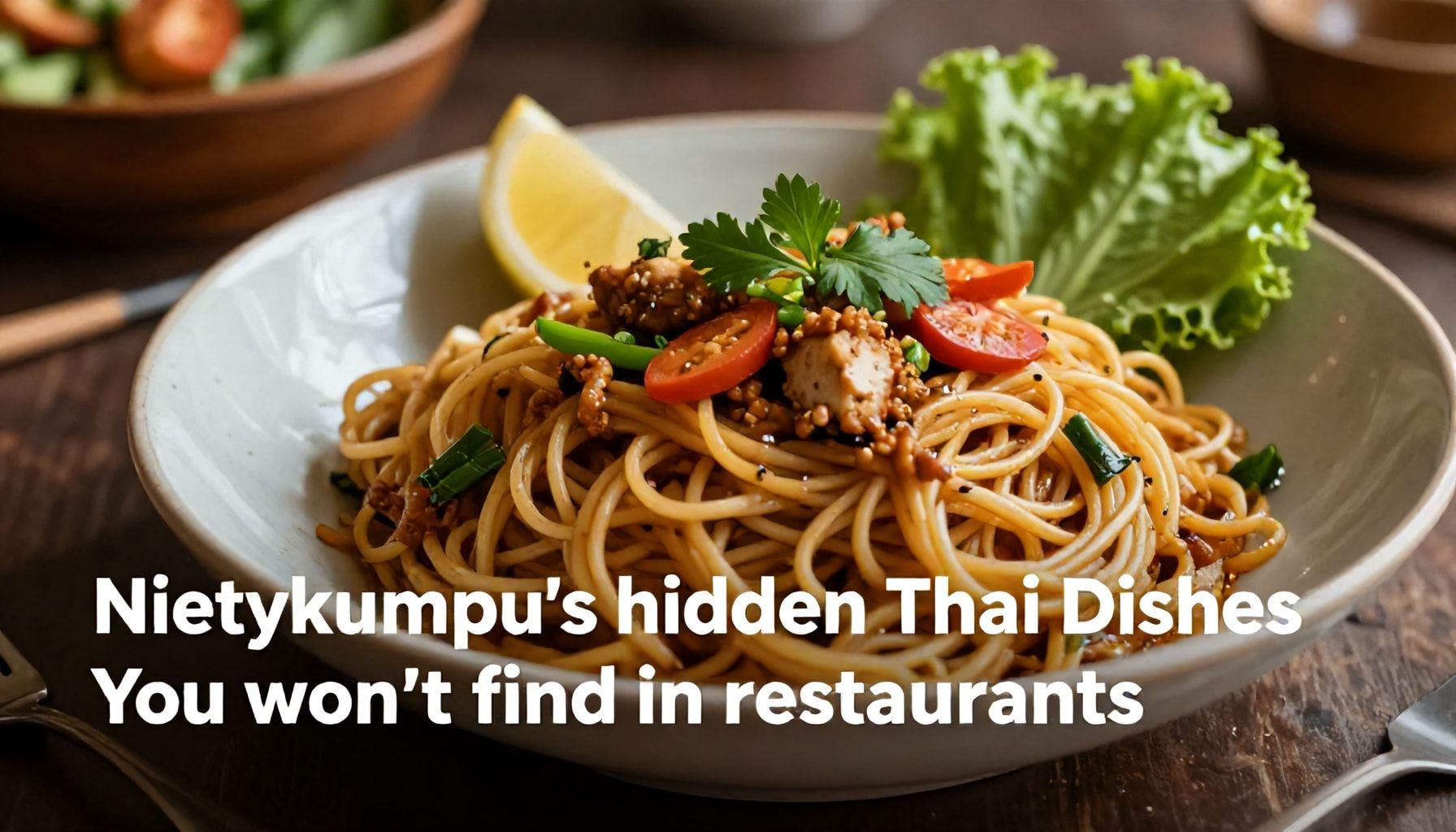 Niittykummun salaisimmat thai-annokset, joita et löydä ravintoloista – näin ne tilataan kotiin