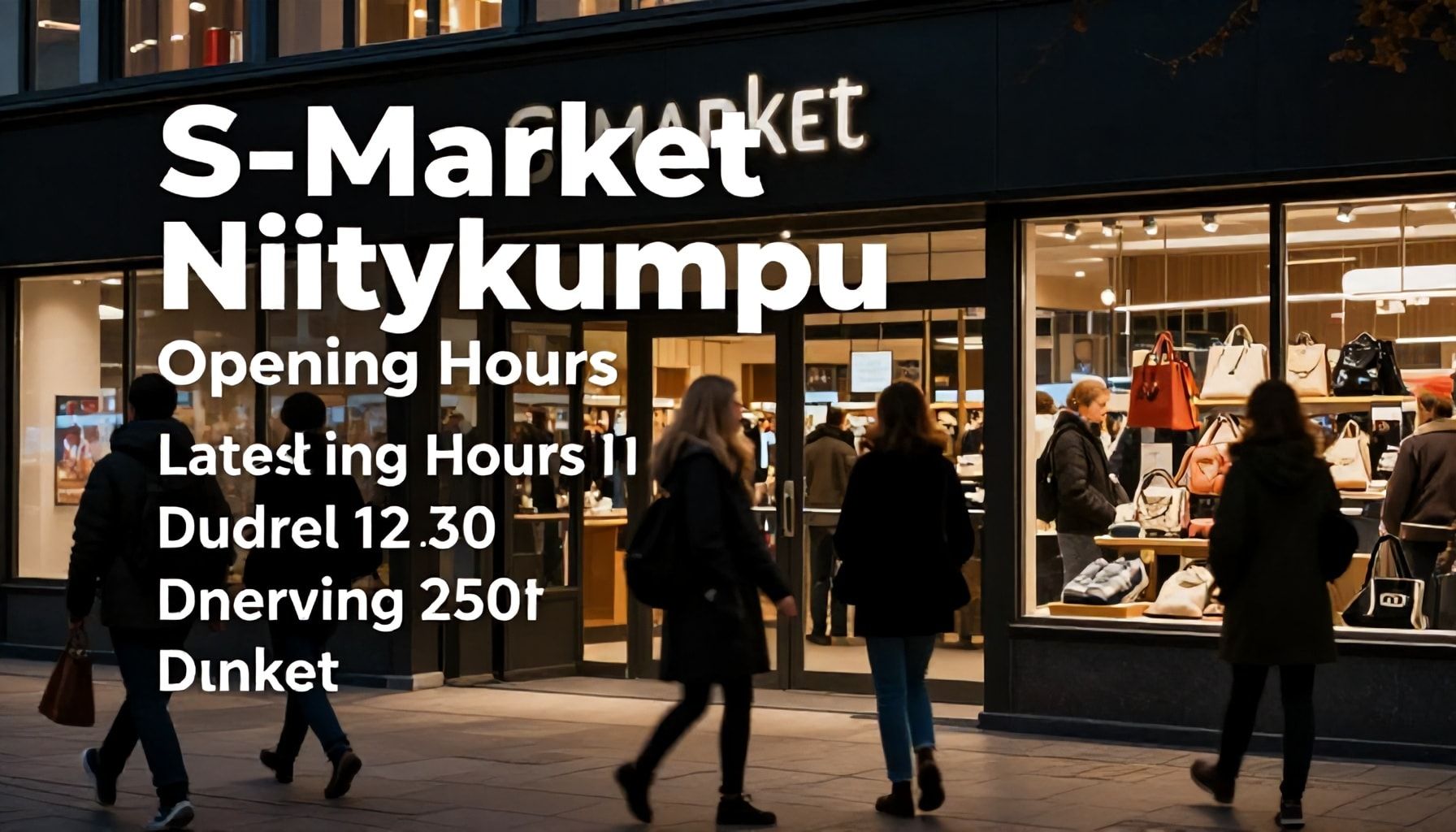 Oletko yömyöhäinen ostaja? Tässä S-Market Niittykummun myöhäisimmät aukiolot ja mitä silloin kannattaa ostaa