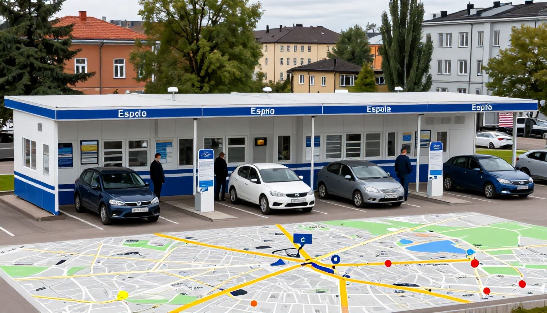 Parhaat sijainnit katsastukseen Espoossa, jos olet kiireinen: kartta ja reittivinkit