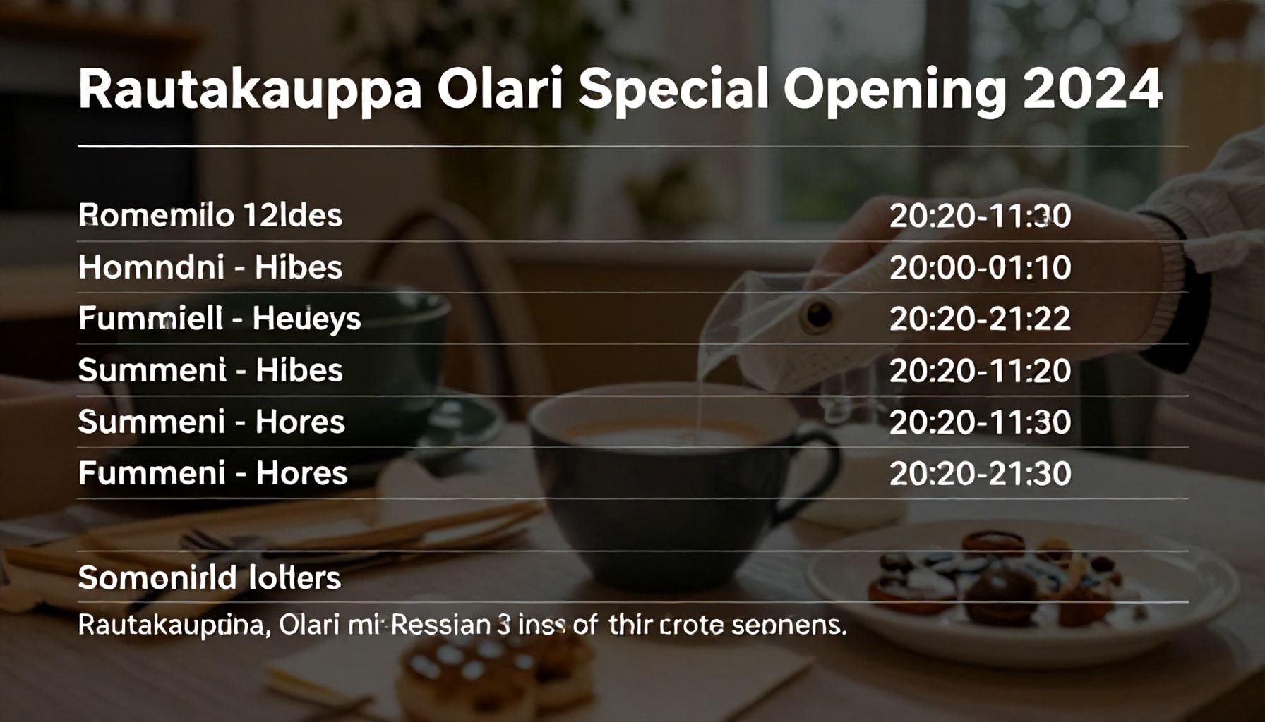 Rautakauppa Olarin erikoisaukiolot 2024 – juhlapyhät, kesäaika ja yllättävät muutokset selkeästi listattuna