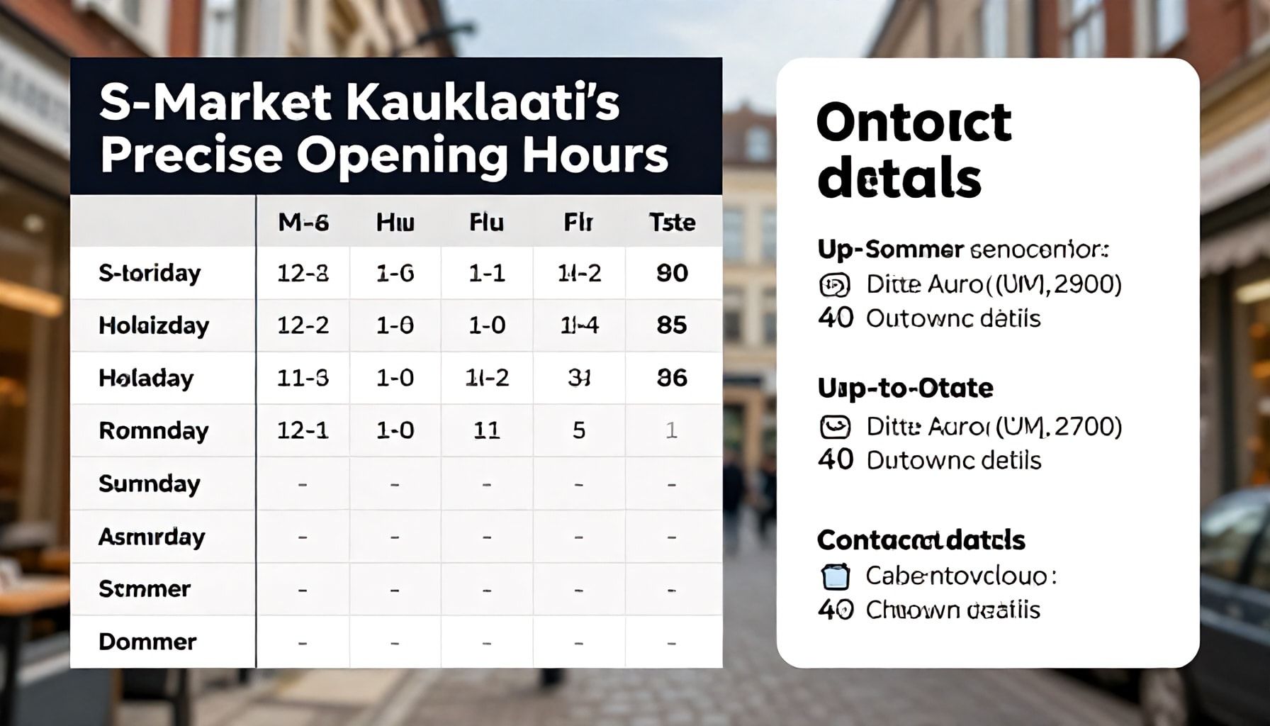 S-Market Kauklahdin tarkat aukioloajat – myös pyhät ja kesäajat selkeästi taulukoituina