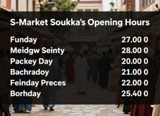 S-Market Soukan aukioloajat 2024 – ajat ja poikkeukset selkeästi
