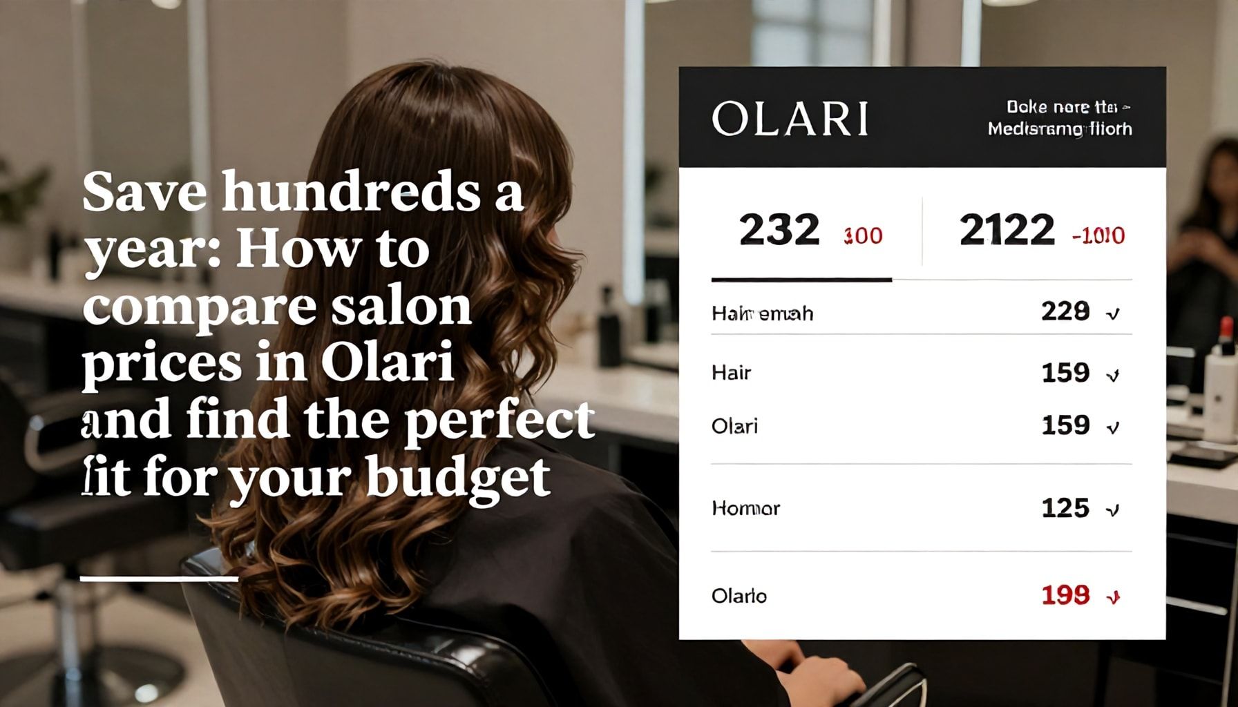 Säästä satoja vuodessa: Näin vertailet Olarin kampaamojen hintoja ja löydät oman budjettisi mukaisen helmen