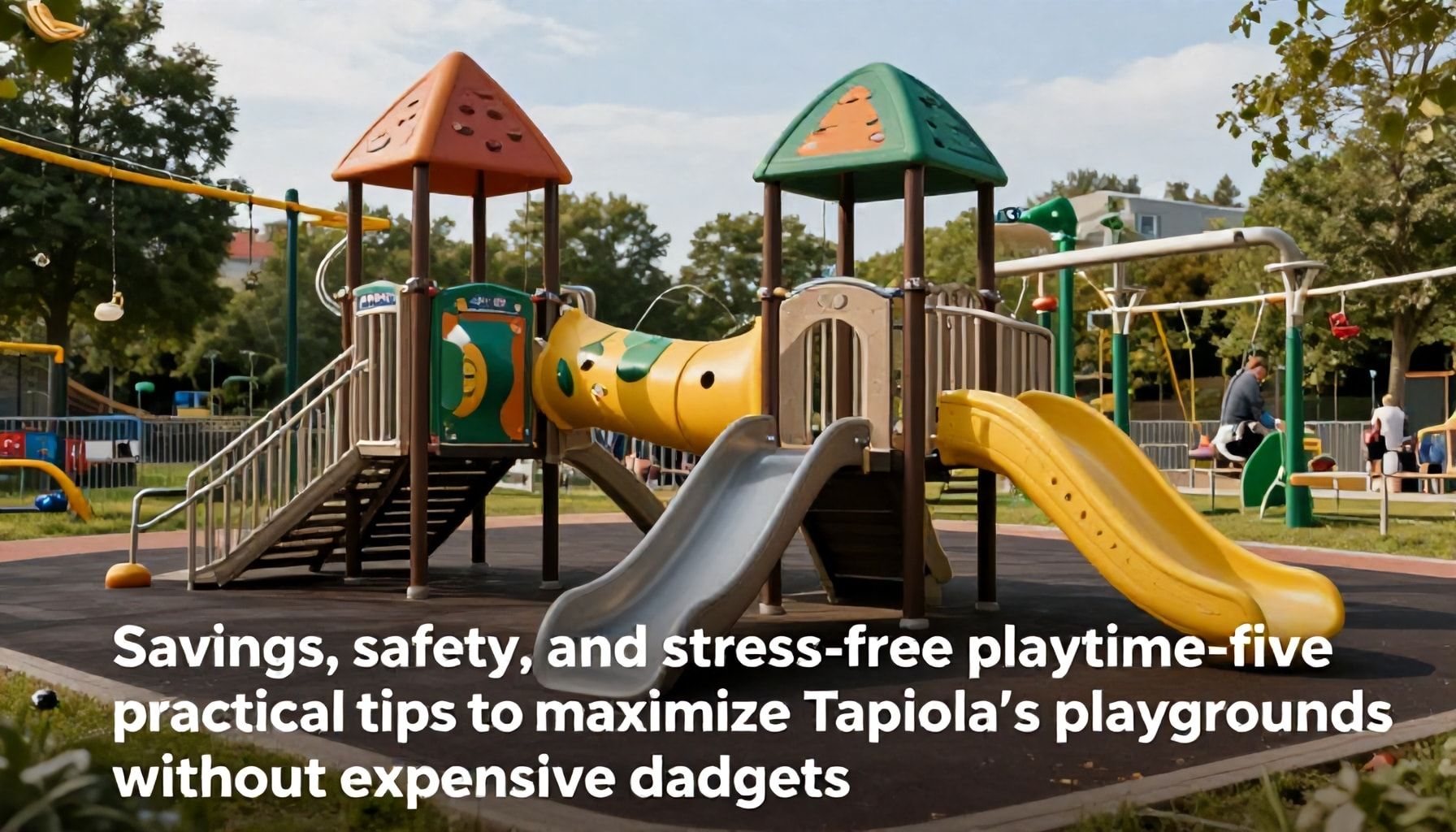 Säästöä, turvallisuutta ja stressitöntä leikkihetkeä: 5 vinkkiä, joilla Tapiolan leikkipuistoista saa kaiken irti ilman kalliita virikkeitä