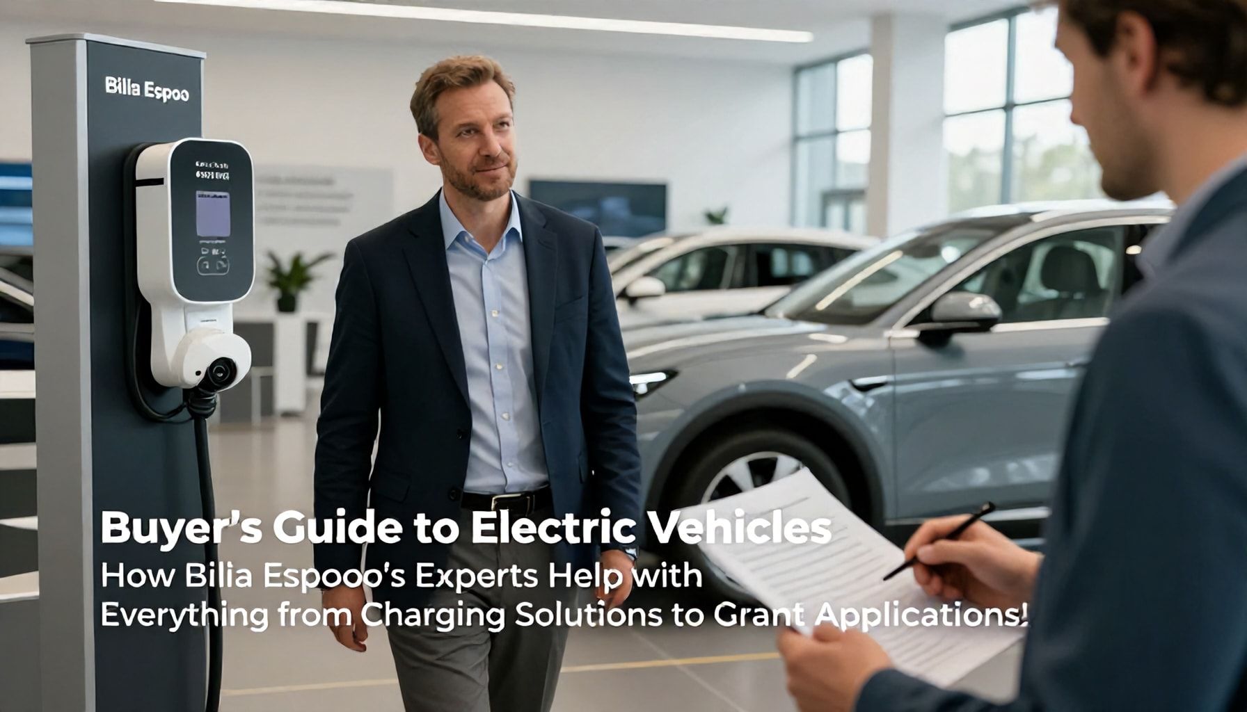 Sähköauton ostajan opas: Miten Bilian Espoon asiantuntijat auttavat latausratkaisuista tukien hakemiseen