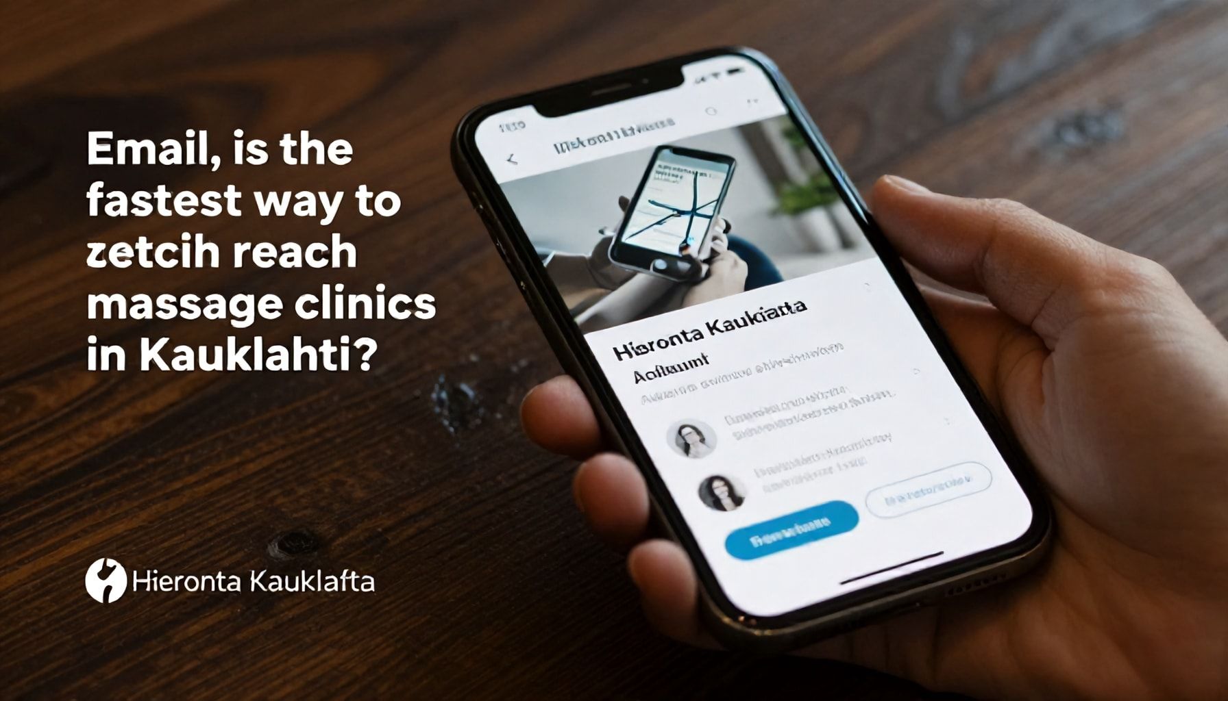 Sähköposti, puhelin vai some? Nopein tapa saada yhteys Kauklahden hierontaliikkeisiin