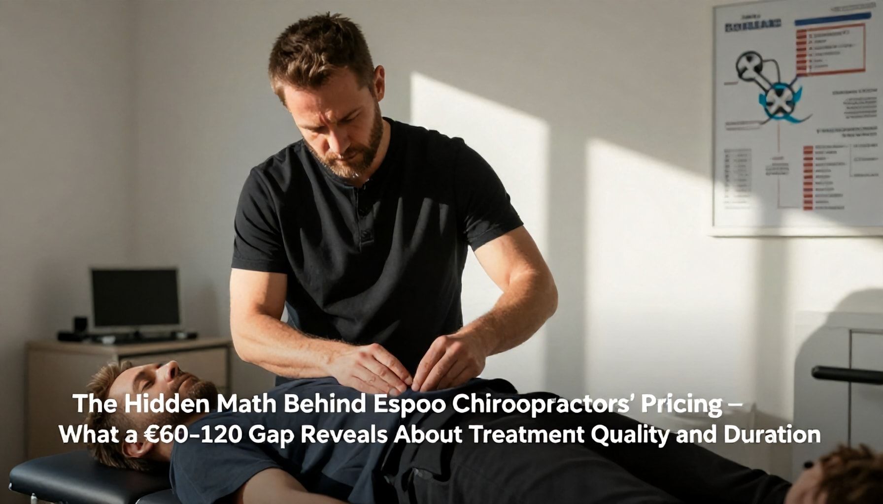 Salaisuudet Espoon kiropraktikoiden hinnastoissa: mitä 60–120 euron ero kertoo hoidon laadusta ja kestosta