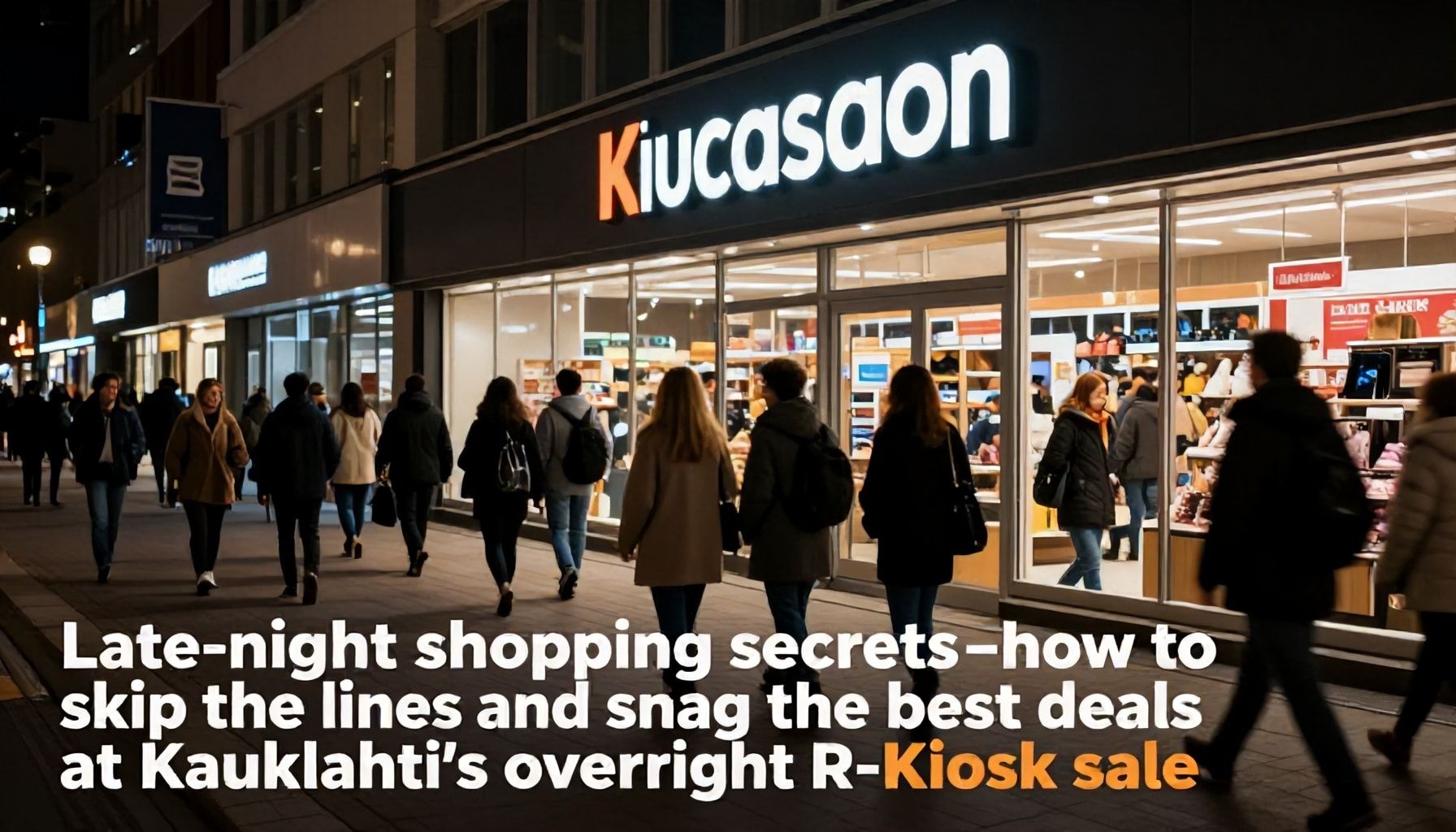 Salaisuudet myöhäisostajille: näin välttyy jonottamiselta ja saat parhaat tuotteet Kauklahden yömyynnistä