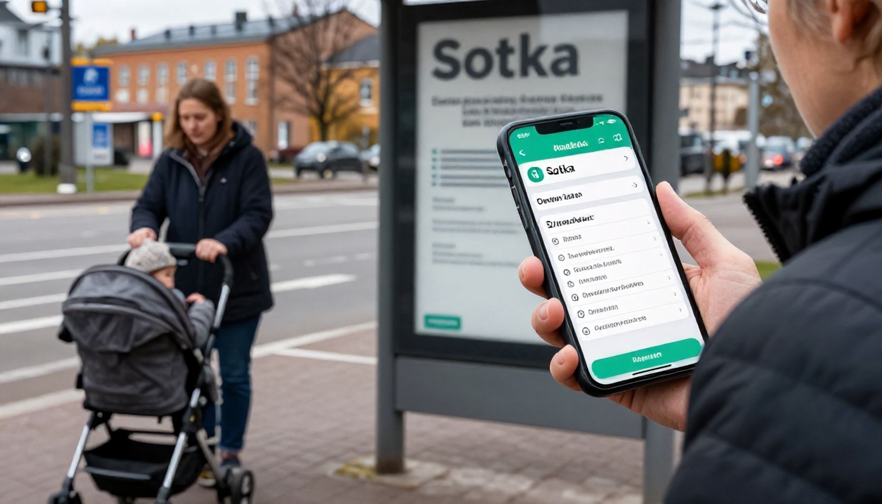 Sotkan mobiilisovellus avuksi: Kuinka hoidat Lommilan asiointi puistosta tai bussipysäkiltä