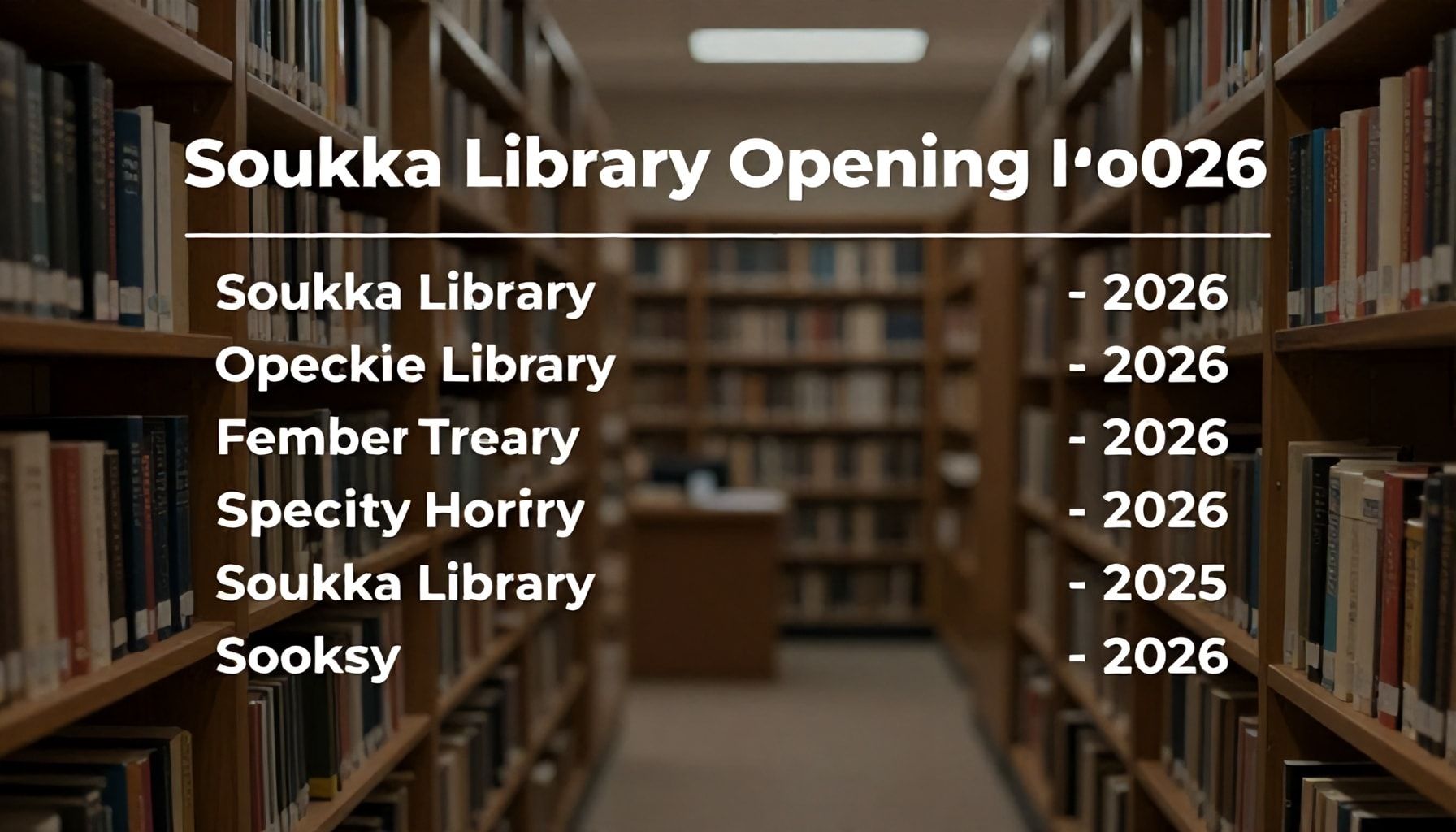 Soukan kirjaston uudet aukioloajat 2026 – näin ne eroavat aikaisemmista vuosista