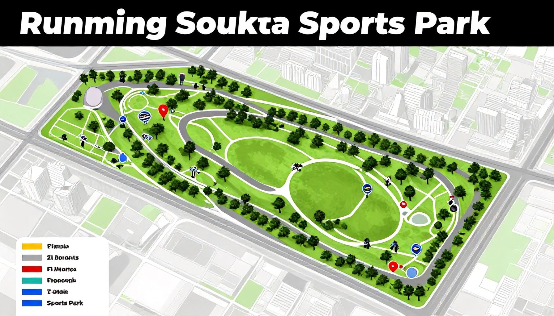 Täältä löydät Soukan liikuntapuiston parhaat lenkkireitit kuntotason mukaan