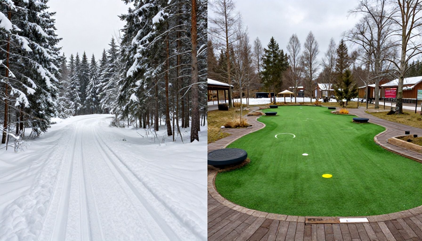 Talvella hiihtoladut, kesällä frisbeegolf: vuodenajakohtainen opas lähiliikuntapaikan parhaisiin puuhiin