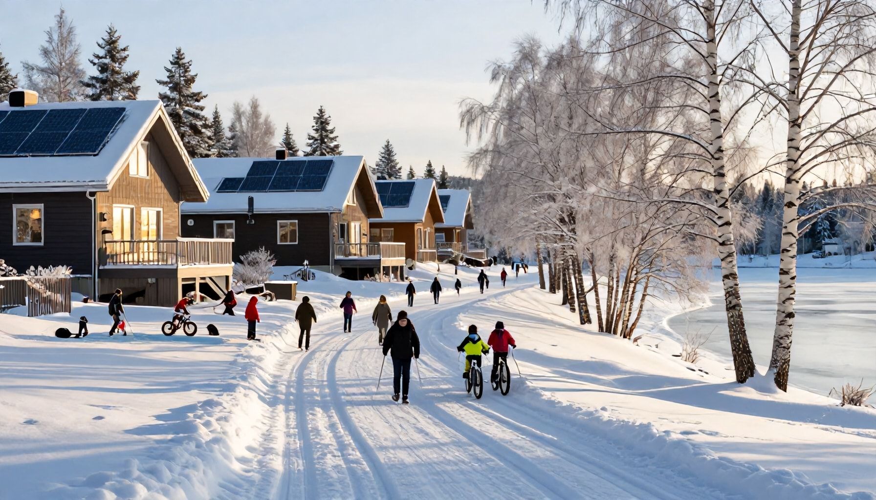 Talvinen Pohjois-Espoo: Lumiset aktiviteetit ja aurinkoisimmat talotontit vuodenaikojen mukaan