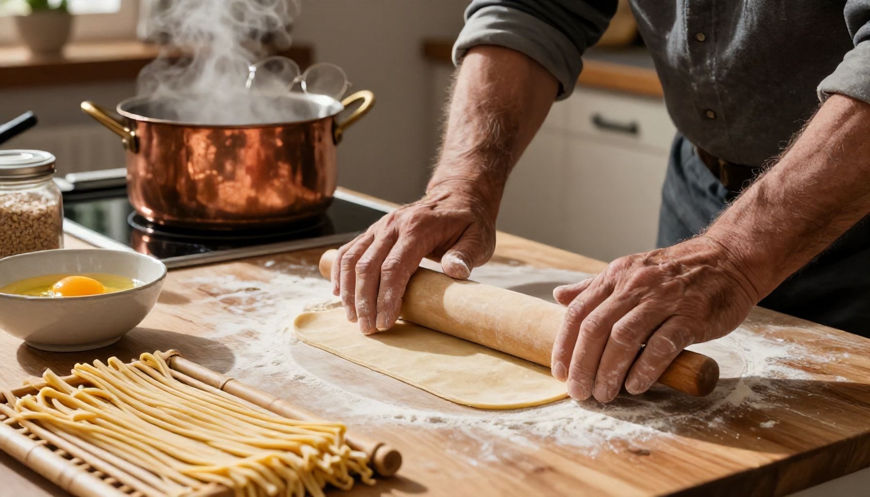 Tämä yksi temppu erottaa kotitekoiset nuudelit ravintolalaatuisista – Espoon mestarin opas*