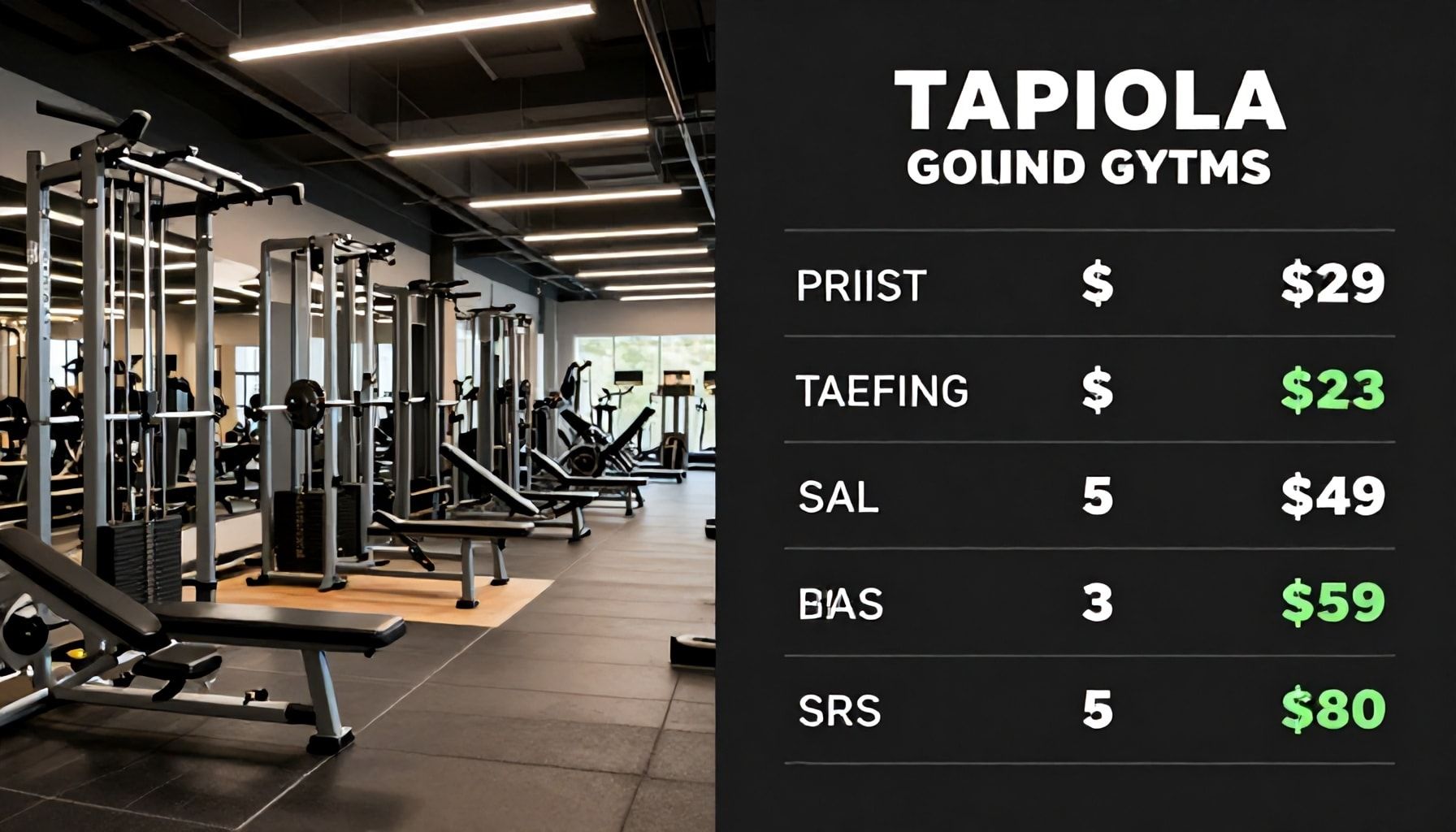 Tapiolan halvimmat vs. kalleimmat kuntosalit – onko eroa laitteissa, palveluissa vai vain brändissä?*