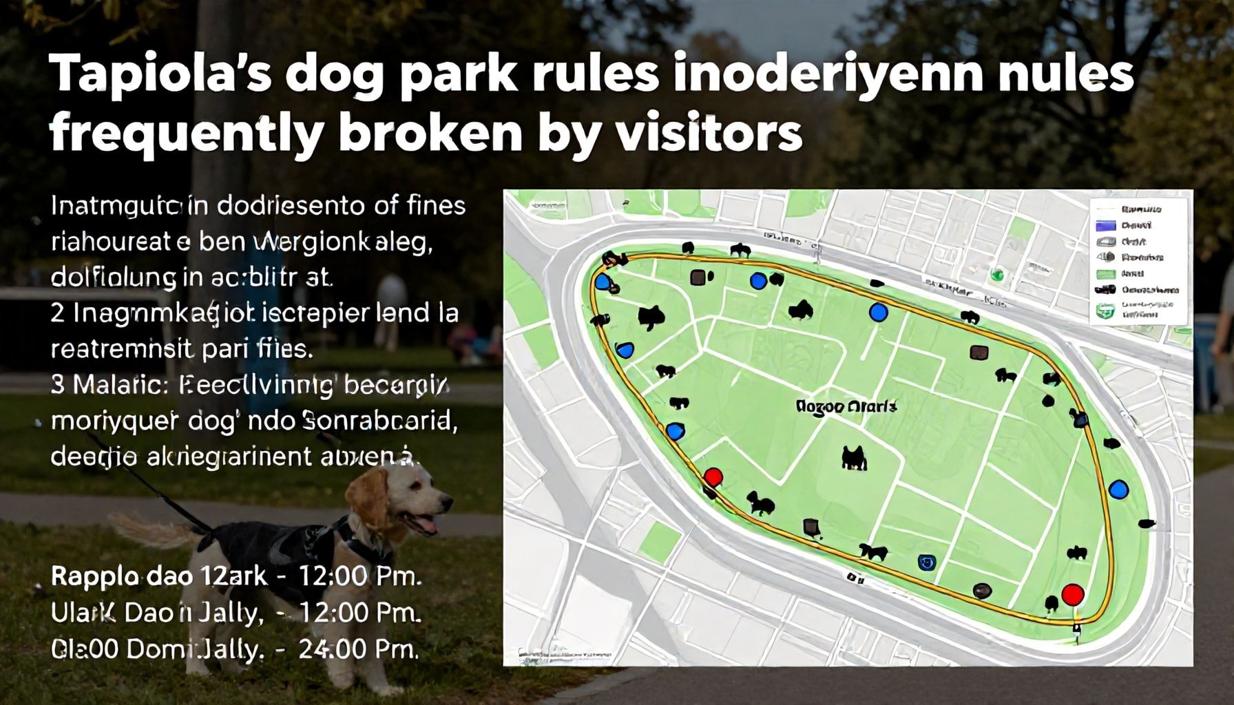 Tapiolan koirapuistojen säännöt, joita monet rikkovat – sakot, talutushihnan pituus ja leikkialueiden aukioloajat selväksi