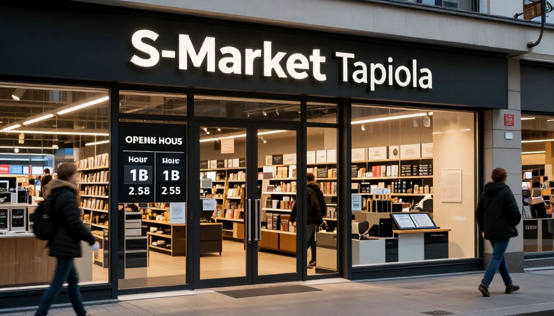Tarkat aukioloajat arkisin, viikonloppuisin ja pyhinä: näin S-Market Tapiola eroaa muista S-ryhmän kaupoista