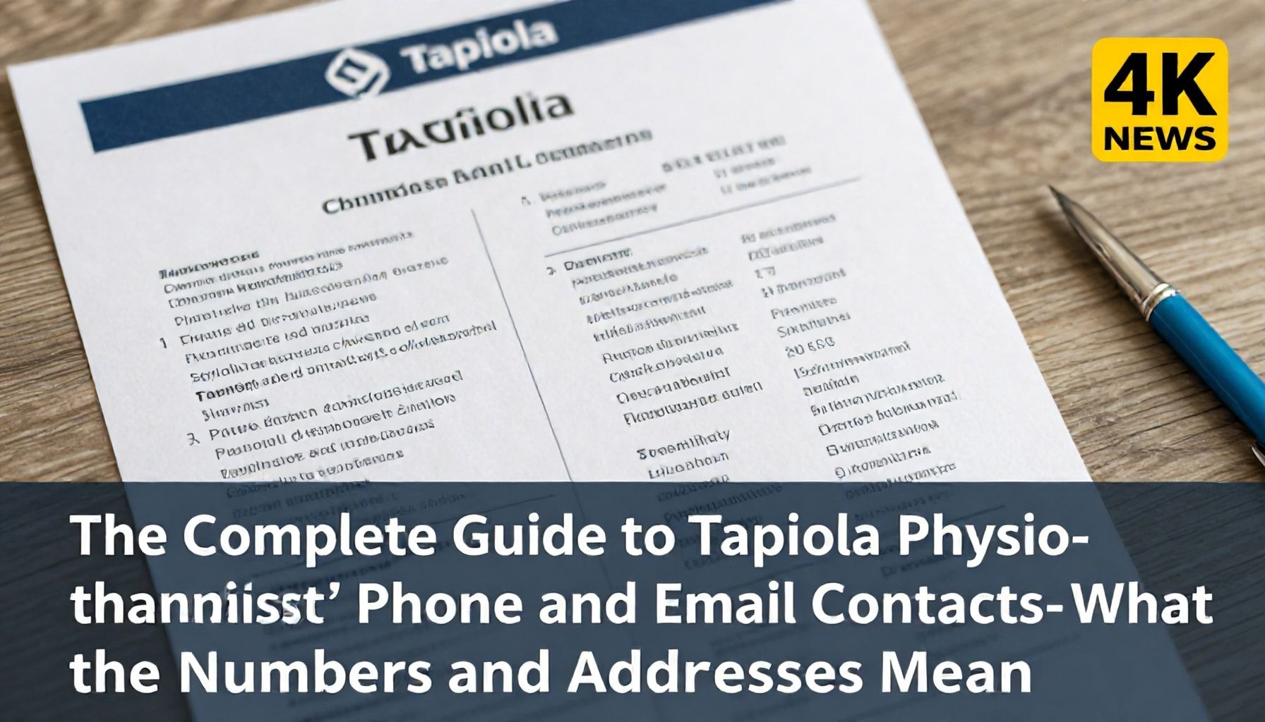 Täydellinen opas Tapiolan fysioterapeuttien puhelin- ja sähköpostiyhteyksiin – mitä numerot ja osoitteet tarkoittavat