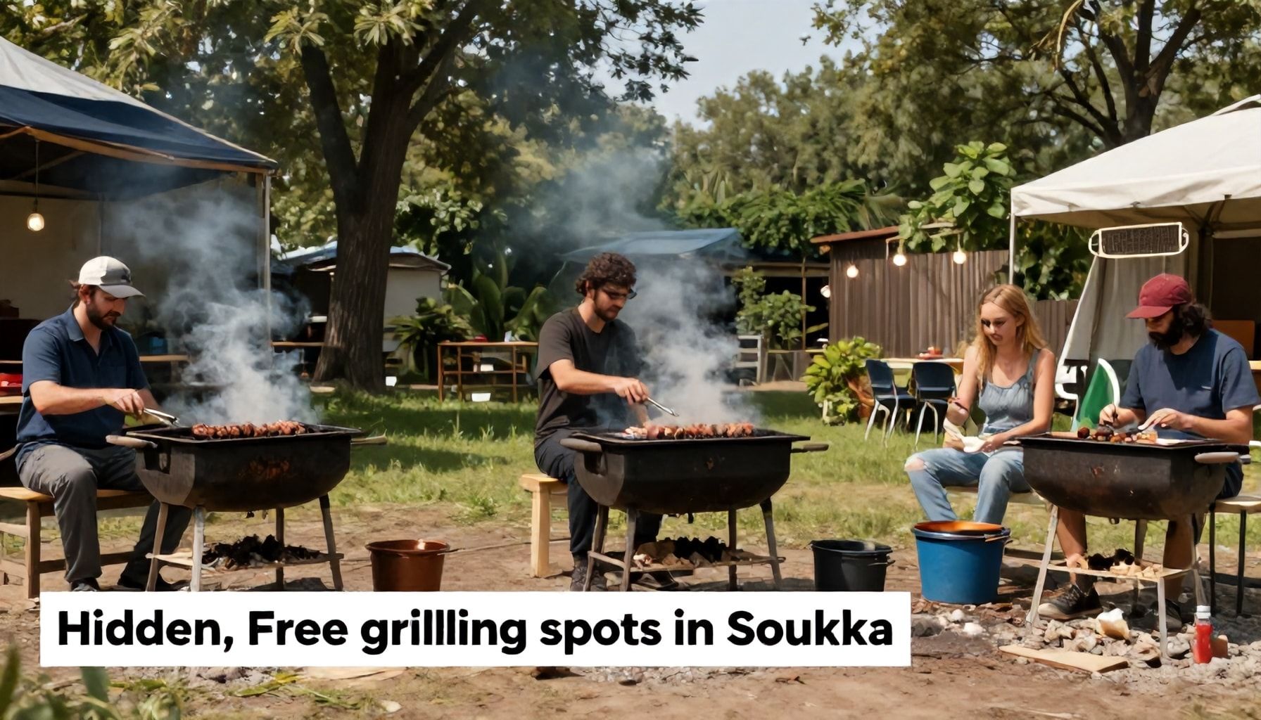 Täysin tuntemattomat helmiä: 5 Soukan ilmaista grillipaikkaa, joita kukaan ei vielä tunne