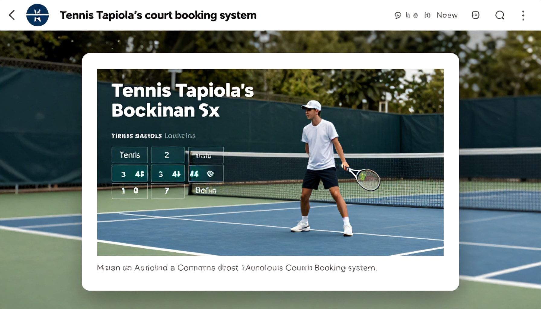 Tennis Tapiolan kenttien varausjärjestelmän salaisuudet – näin väistät yleisimmät virheet