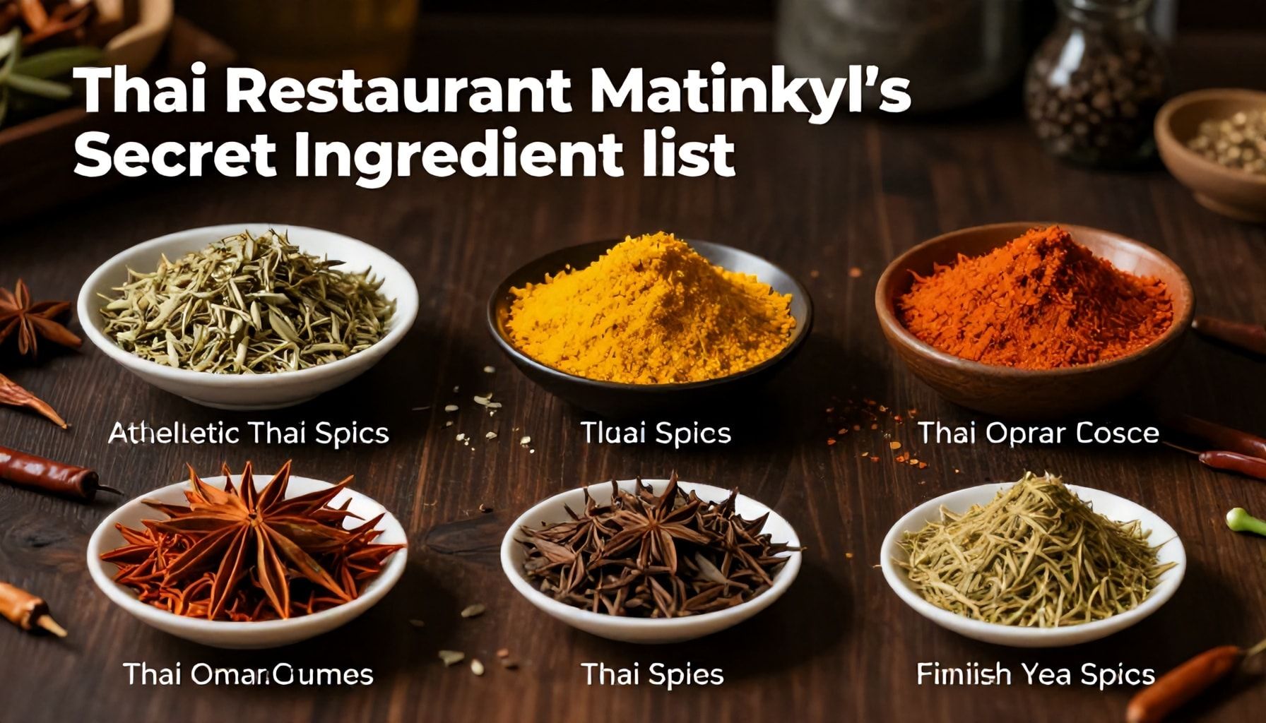 Thai-ravintola Matinkylän* salainen aineslista: 5 aitoa maustetta, joita et löydä tavallisista suomalaistuneista thai-annoksista