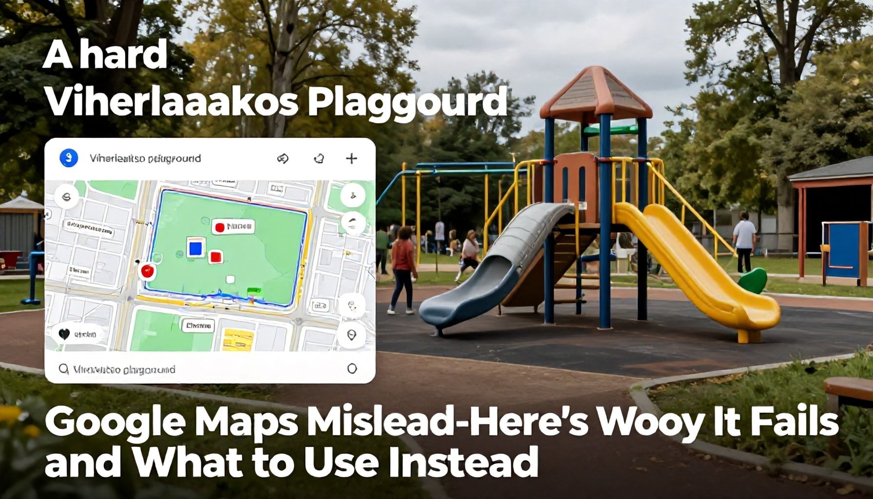 Väärinkäsitykset purkautuvat: Miksi Googlen kartta johdattaa harhaan ja mitä sen sijaan kannattaa käyttää
