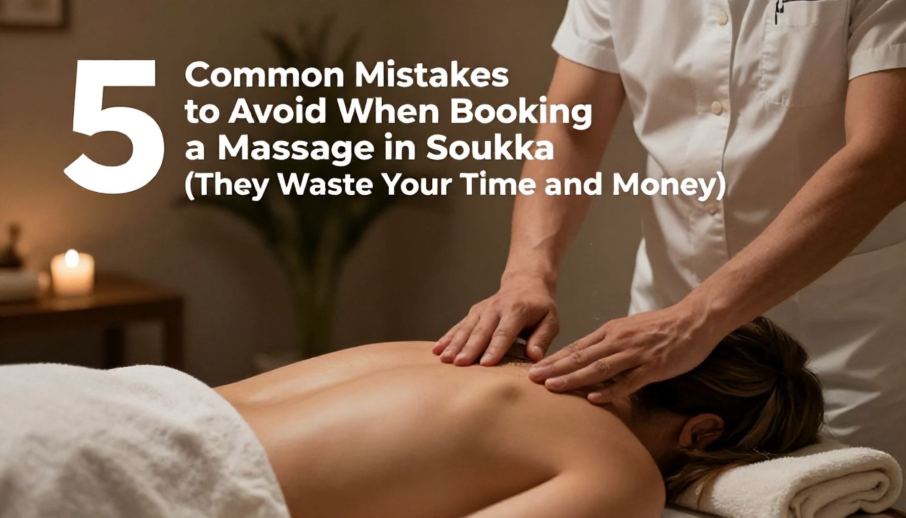 Vältä nämä 5 virhettä Soukan hieronta-ajanvarauksessa (ne tuhlaavat rahaasi ja aikaasi)