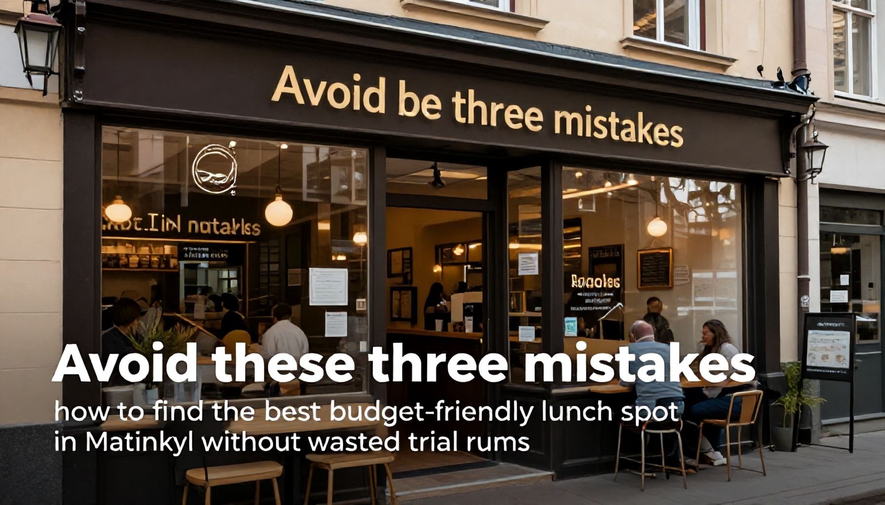 Vältä nämä kolme virhettä – näin löydät parhaan edullisen lounasravintolan ilman turhia kokeiluja