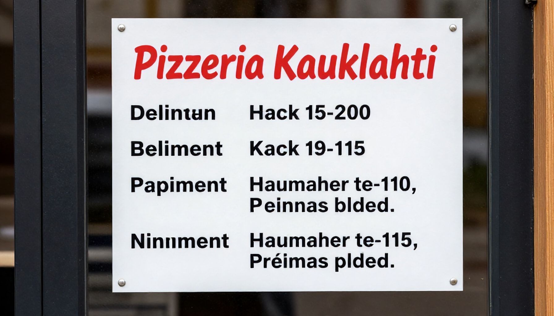 Vältä yllätyksiä: toimitusajat, maksaminen ja vähimmäistilaussumma Kauklahdessa selkeästi