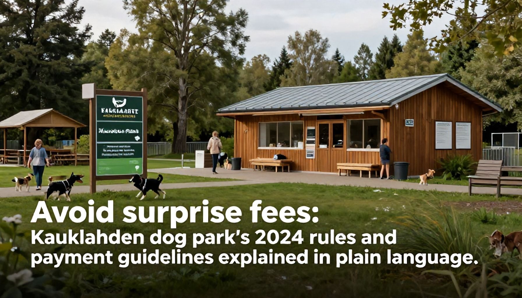Vältä yllätysmaksut: Kauklahden koirapuiston säännöt ja maksuohjeet 2024 selkokielellä