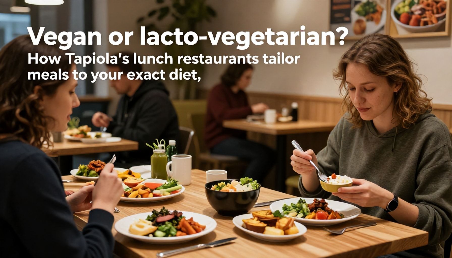 Vegaani vai lakto-vegetaristinen? Näin Tapiolan lounasravintolat räätälöivät annoksia juuri sinun ruokavaliosi mukaan