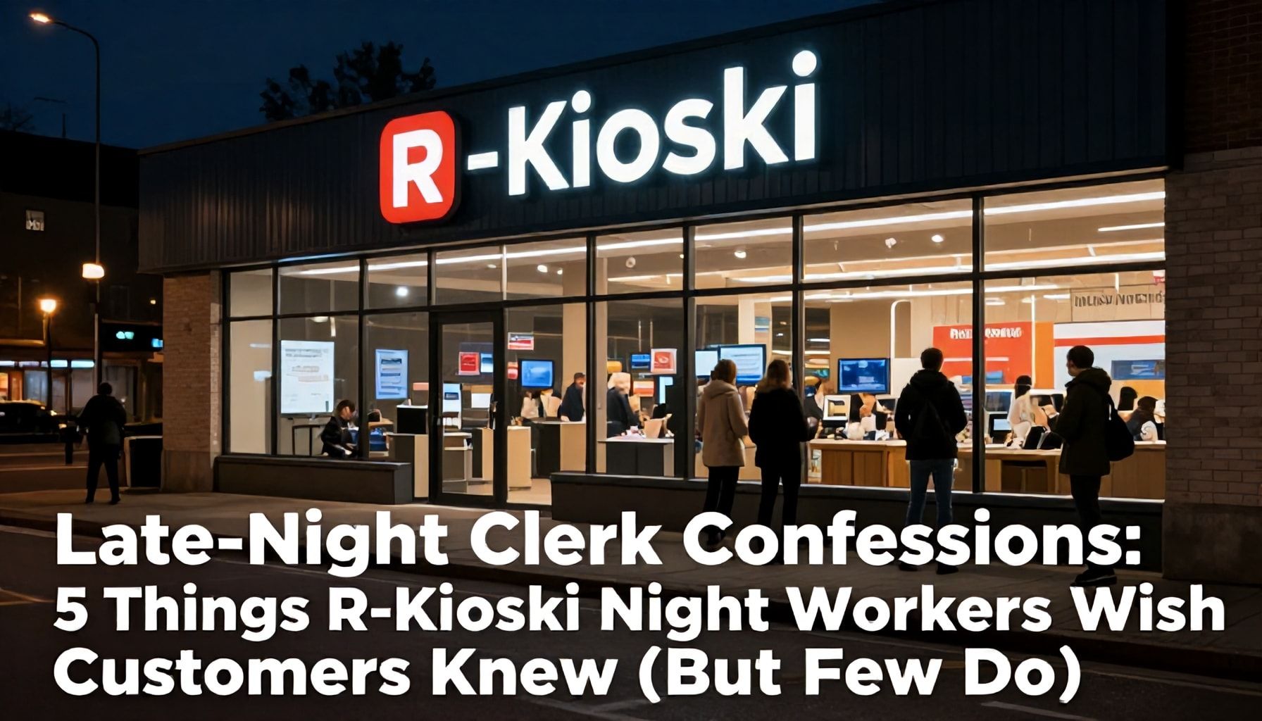 Yömyyjän vinkit: 5 asiaa, joita R-Kioskin yötyöntekijät toivovat asiakkaiden tietävän (mutta harvat tietävät)