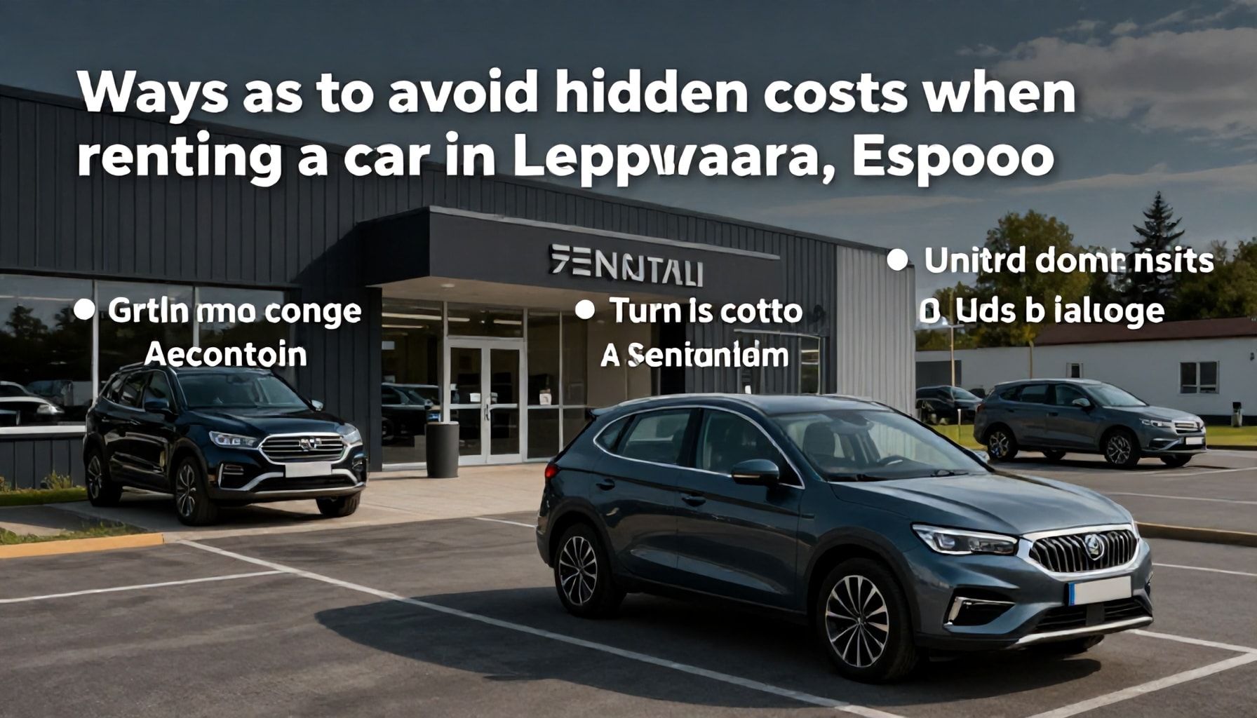 3 vinkkiä, joilla vältät piilotetut kustannukset Leppävaaran autovuokrauksissa*