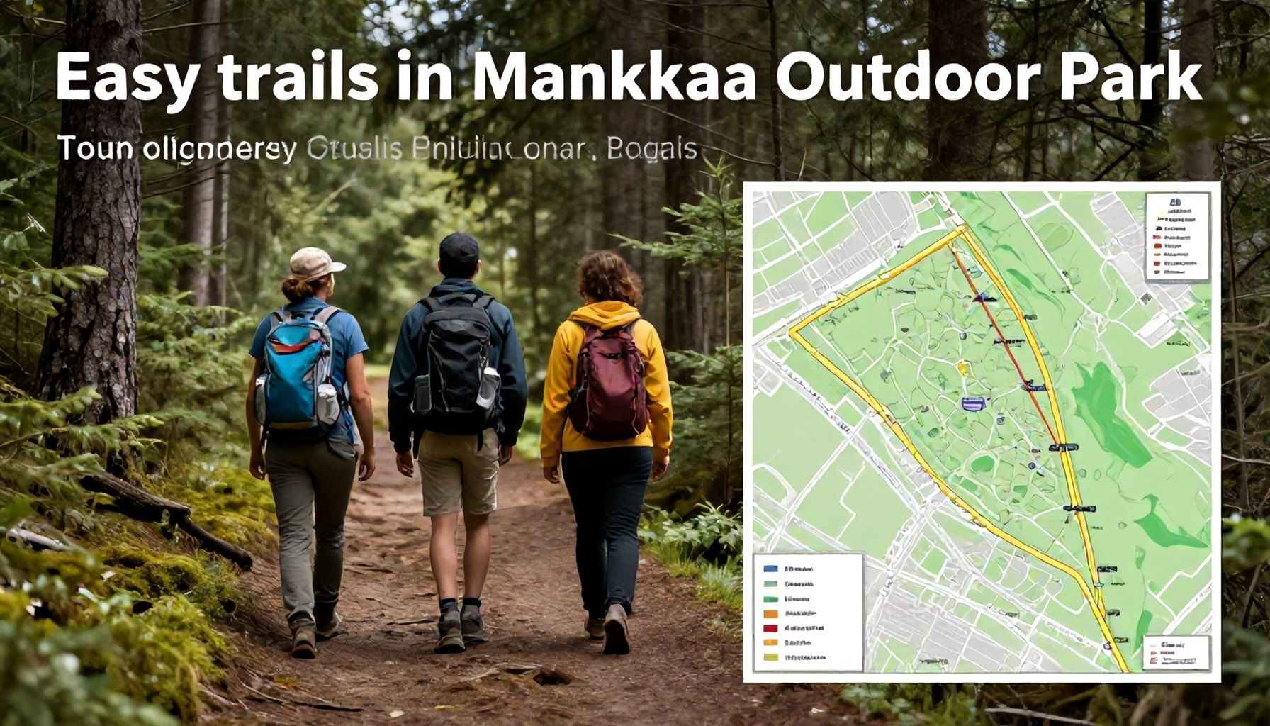 5 helppoa reittiä Mankkaan liikuntapuistossa – sopii aloittelijoista kokeneisiin ulkoilijoihin