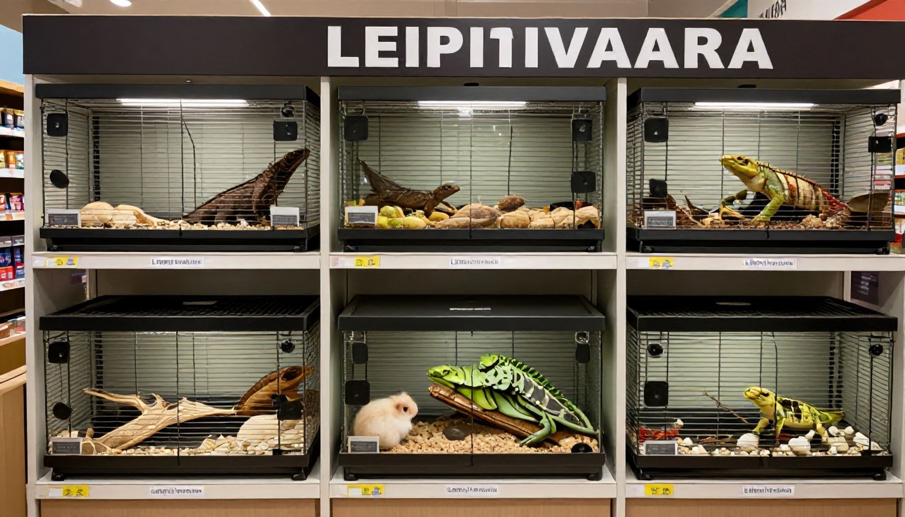 5 lemmikkikauppaa Leppävaarassa, joissa saa myös harvinaisempien eläinten (kuten matelijoiden ja jyrsijöiden) ruuat ja tarvikkeet