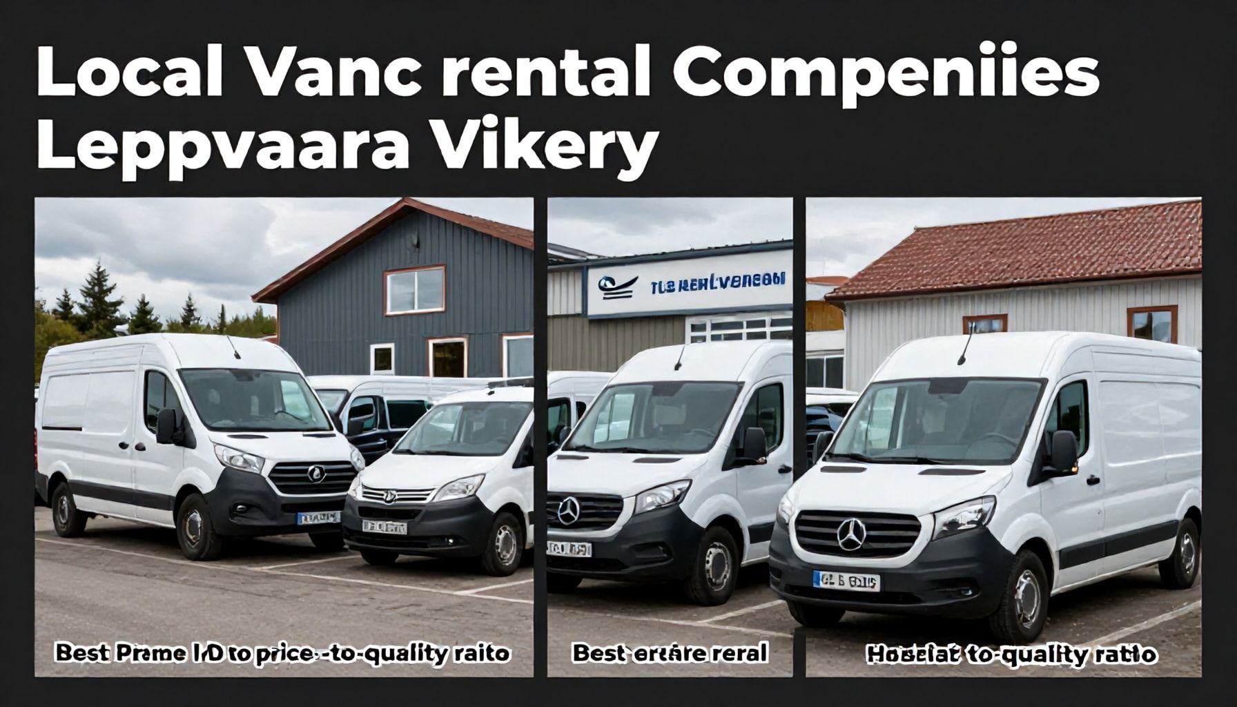 5 paikallista pakettiautovuokraamoa, joissa hinta-laatusuhde kestää vertailun