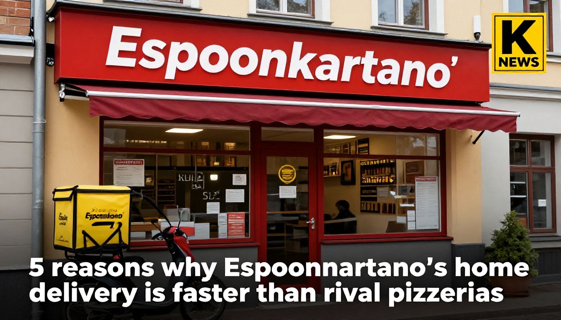 5 syytä, miksi Espoonkartanon kotiinkuljetus on nopeampi kuin kilpailevat pizzeriat