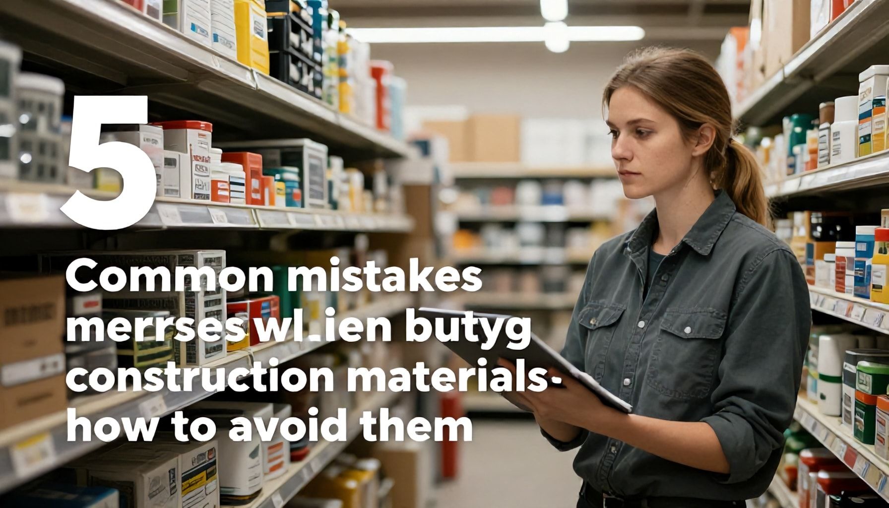 5 virhettä, joita jokainen tekee rakennustarvikkeita ostaessaan Leppävaarassa – ja miten välttää ne