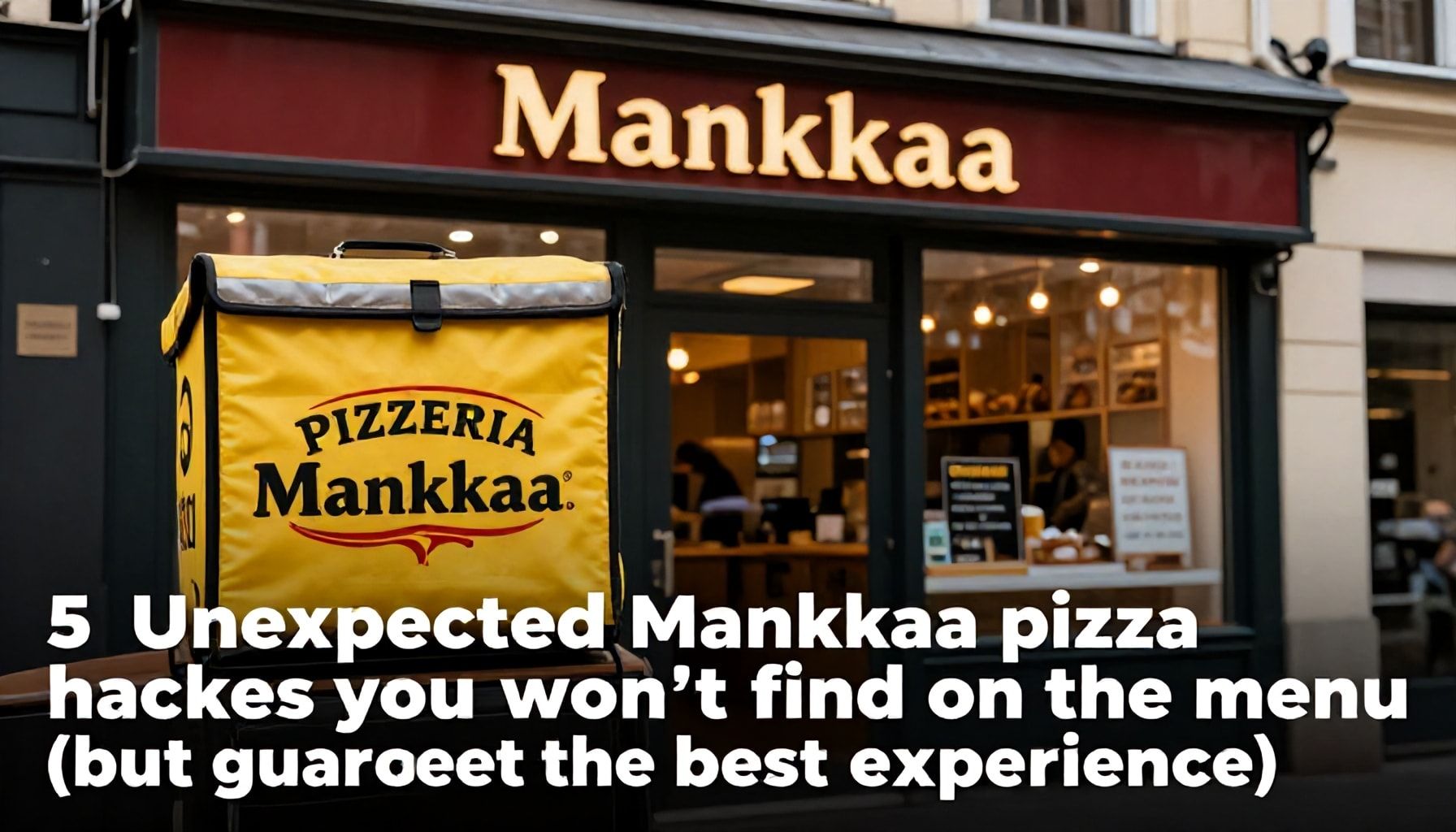 5 yllättävää Mankkaan pizzavinkkiä, joita et löydä valikosta (mutta joilla saat parhaan kokemuksen)