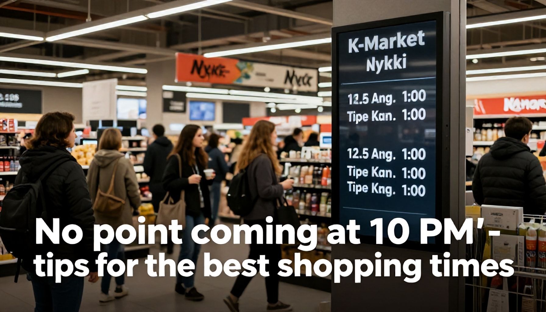 Asiakkaiden kokemukset: ”Ei kannata tulla kymmeneltä iltapäivällä” – vinkit parhaimpiin ostoshetkiin Nöykkiössä