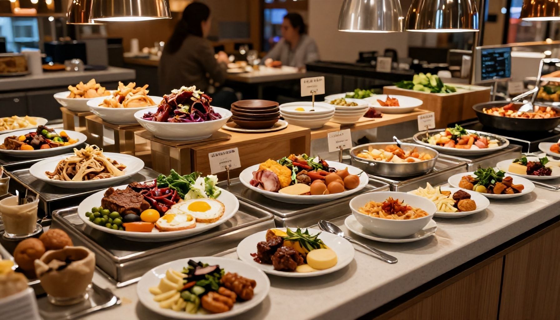 Buffet vai à la carte? Täydellisen lounasvalinnan opas ostoskeskuksen parhaista vaihtoehdoista