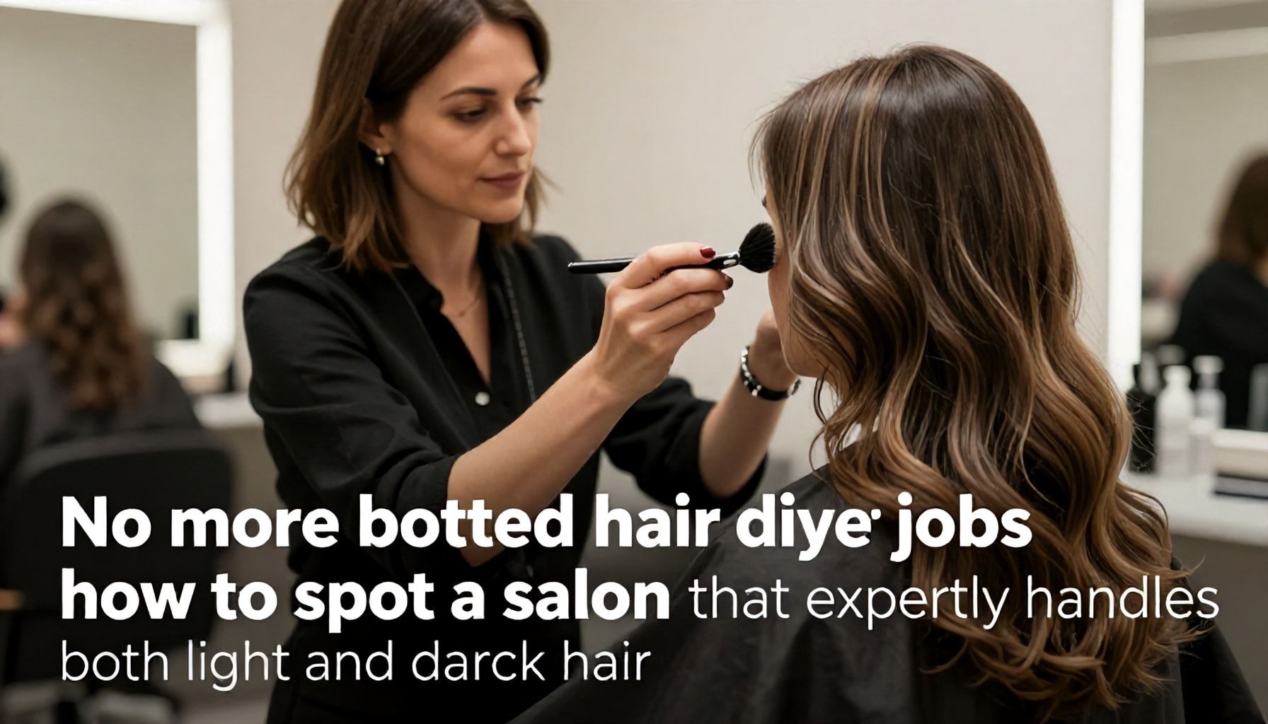 Ei enää epäonnistuneita värjäyksiä – näin tunnistat kampaamon, joka osaa työskennellä vaaleiden ja tummien hiusten kanssa